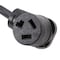 Ac Works STW; Cold Weather Extension Cord, 10 AWG, Indoor/Outdoor, 10/3, 1 Outlets, 10-30R, Black, PVC 1030PR-050 - alternate 4